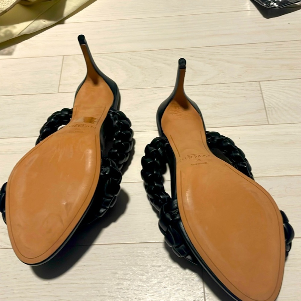Black Alexander Birman heels/mules